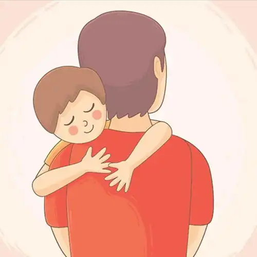 qq头像小孩子卡通爸爸
