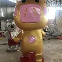 可爱的卡通猪头像名图