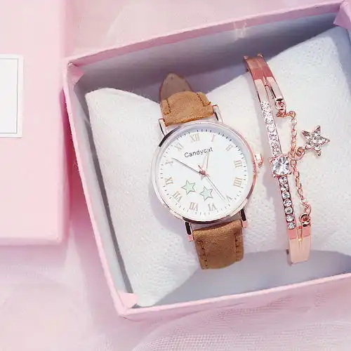 ins超火的少女夜光闺蜜手表女学生韩版简约防水潮流复古电子手表