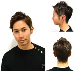 日系鹅蛋脸男生发型魅力发型加分神器