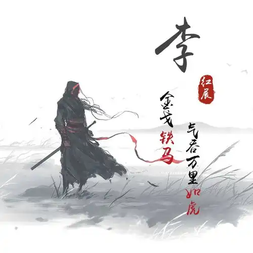 43张高端大气签名头像,太美了,用你的姓氏做微信头像,请带走