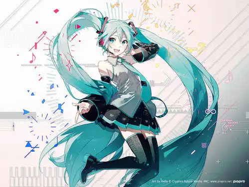 二次元日系风格的同人少女插画,给人一种清澈华丽的透明感