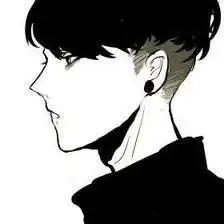 纯白系男生头像动漫简单