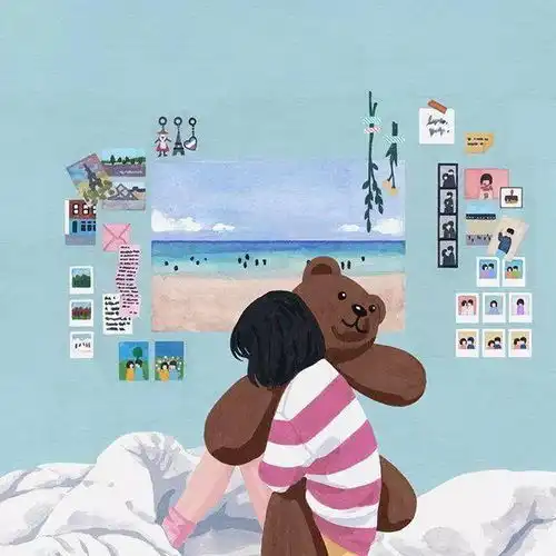 一组超养眼的小清新插画