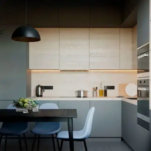 装修灵感54㎡精致公寓,蓝色系点缀颜值高到爆