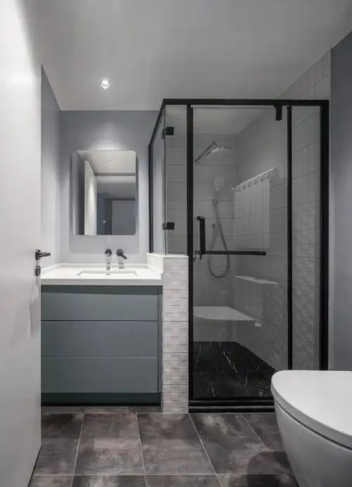 200㎡极简风落地窗开放式书房,禁欲系的风格太治愈