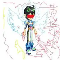 韩系男头正面高清头像画