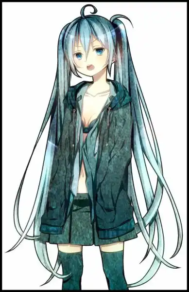 二次元动漫萌萌哒妹纸少女初音未来萌堆糖,美好生活研究所