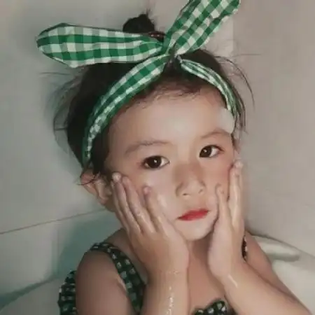 可爱萌娃女头像,网友提供分享同一个人