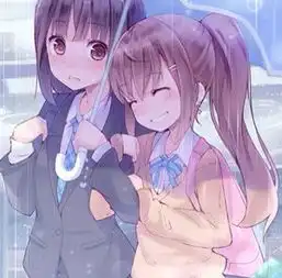 两姐妹动漫卡通有爱图片例如这张