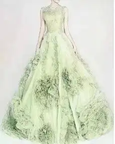 蓝天碧海小清新色系婚纱