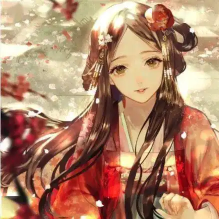 qq头像女生红色系古风爱的星座