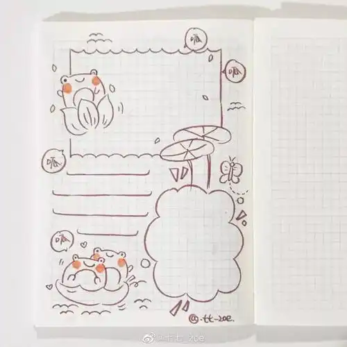 手帐素材不会画画,不会排版0基础画出漂亮手账本