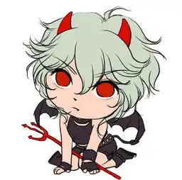 ps鼠绘q版小恶魔