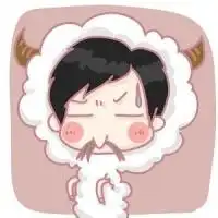 小羊头像简笔画卡通小羊头像简笔画