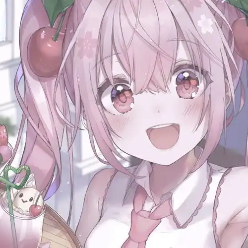 粉色系女头愿你来世有糖吃,再不遇晓星尘