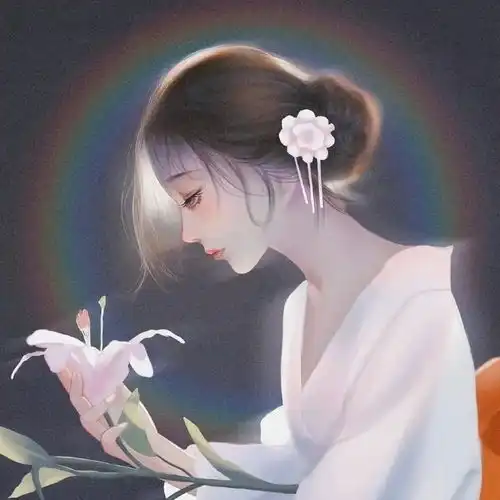 古风女生头像我兀自迷恋你一场,情不自禁喜欢上你