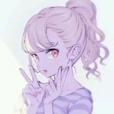 粉色系小仙女头像卡通