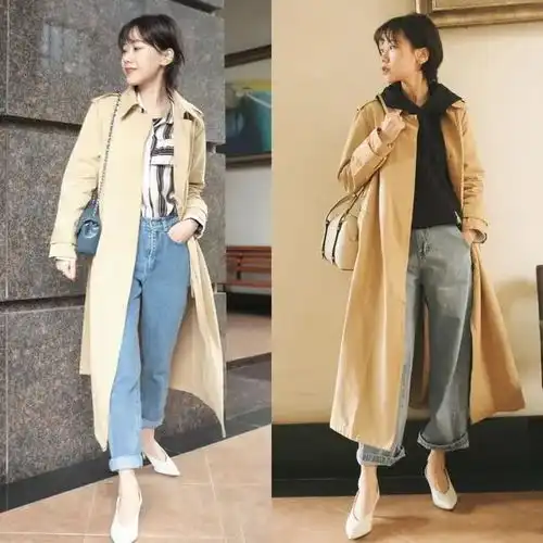 秋天风衣怎么穿才出挑百万博主教你这样穿,优雅高级又有质感