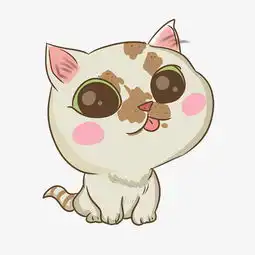 萌萌的宠物猫咪插画图片素材其他格式下载动漫人物大全