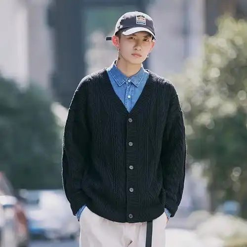 冬日的暖男范儿,一件针织衫就搞定