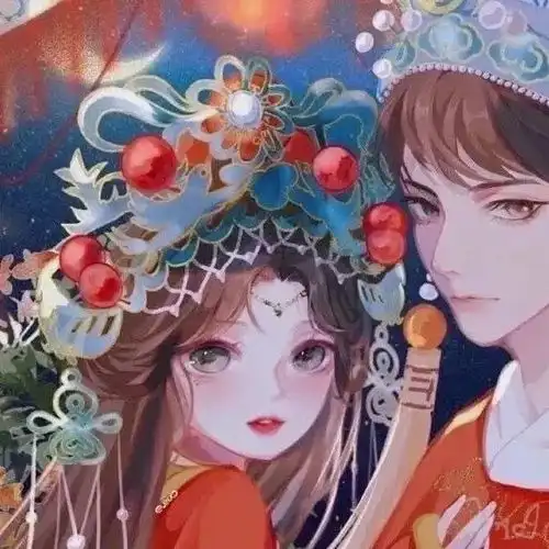 三人闺蜜头像古风系列新