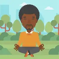 盘腿坐的男生头像动漫男生头像坐着的盘腿