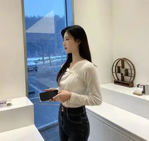 韩国网红李皓祯,甜美又迷人的釜山女神