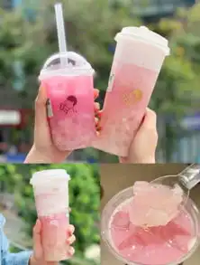 抖音超火喜茶樱花季奶茶,包装超级少女心,90后直接沦陷