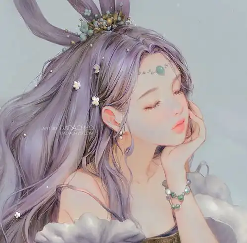 收集一组唯美细腻的插画人物系列图
