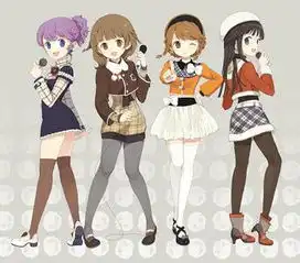 卡通闺蜜头像四人的