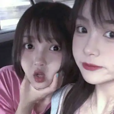 粉色系双人头像闺蜜