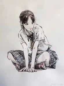 这就是传说中的神仙画画吧,画中美女惊鸿一瞥,看一眼我已入迷