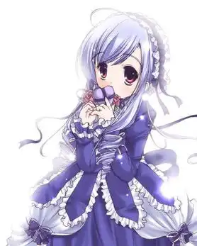 温柔系头像女生动漫卷发