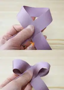 唯美蝴蝶结发夹制作教程布艺教程