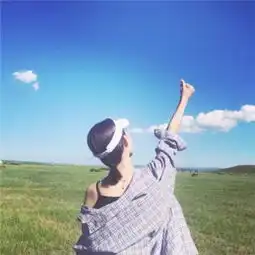 高清小清新女生头像背影