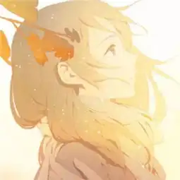 淡蓝色系动漫情侣头像配