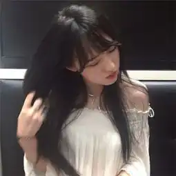 韩系女生头像长发清新图片大全喜欢你从一而终认真且怂