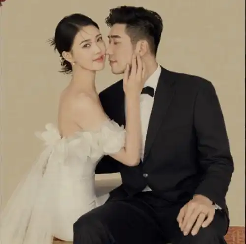 情侣头像婚纱系列一男一