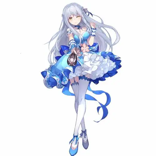 动漫少女全身像图片