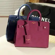 2014女包新款欧美大牌时尚l风磨砂皮手提单肩包手机袋拉链红色无