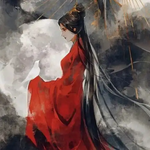 意境古风女生头像锦衣雪华玉颜色回眸一笑天下倾