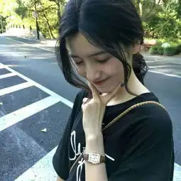 堆糖甜美女神头像美丽女生长发头像