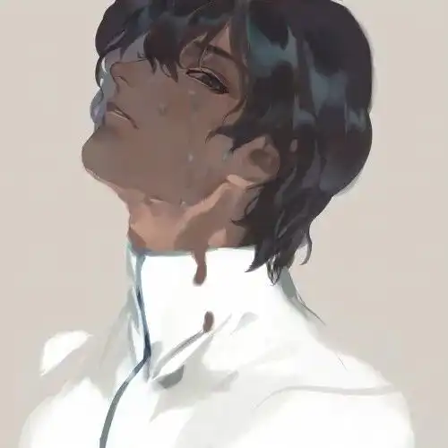 动漫插画头像赞美黑皮黑皮系列头像