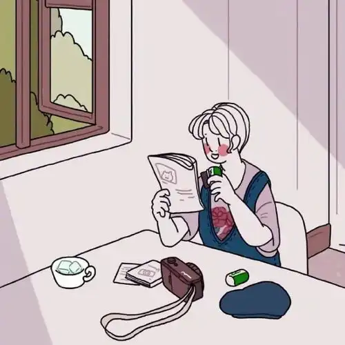 韩系氛围感头像动漫情商