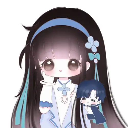 动漫女生头像铃铛遇到风会响,我遇到你,心里的小鹿会乱撞