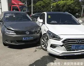 大众速腾撞击现代名图,对比后,现在车主韩系车质量真的不敢恭维