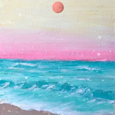 沈倦浪漫梦幻油画背景图