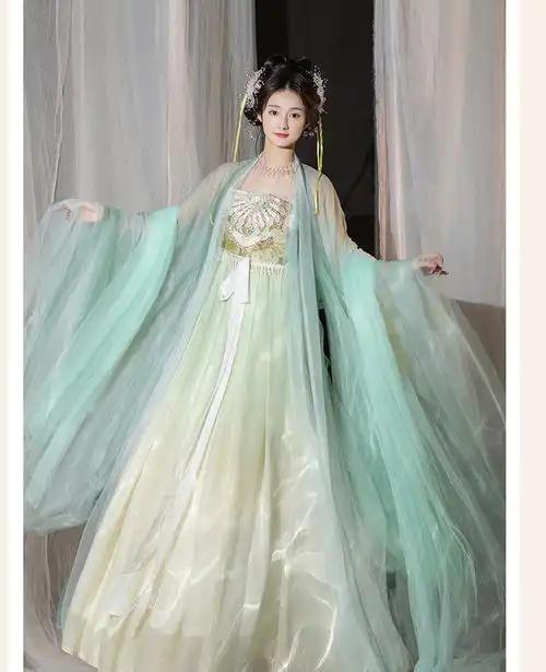 卫跃原创唐制汉服女成人超仙飘逸古风装柯诃子裙全套淘宝网中国传统服饰汉服汉元素造型绘画参考