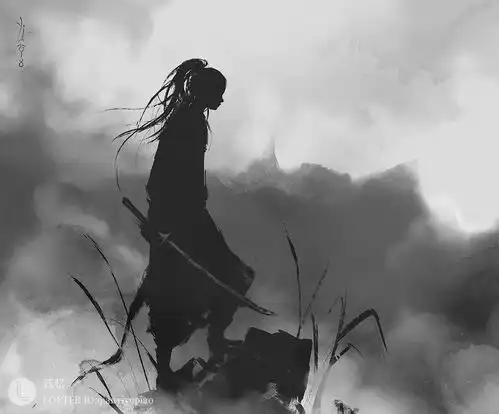 有没有简单好看的古风人物或风景画图片